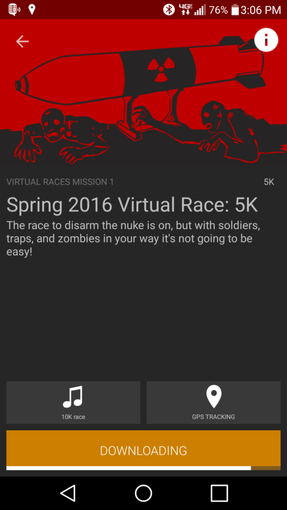 Benefits of virtual racing download screen