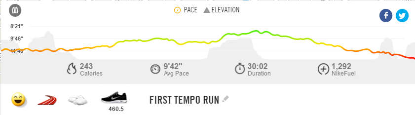 Tempo Run Basics and my first try