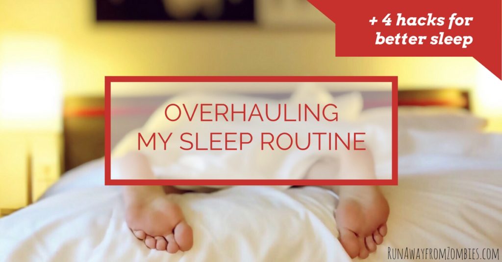 Overhauling my Sleep Routine Title