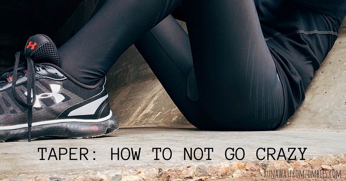 How to not go crazy during a taper: Cutting back your mileage that was the bedrock for your days can be unsettling, but its the best way to spend the last few weeks leading up to a marathon or half marathon. Learn how to not go crazy here.