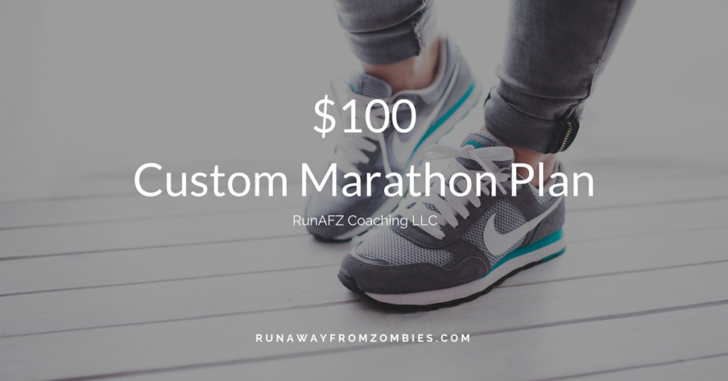 Choosing Marathon Plan: Custom Plan