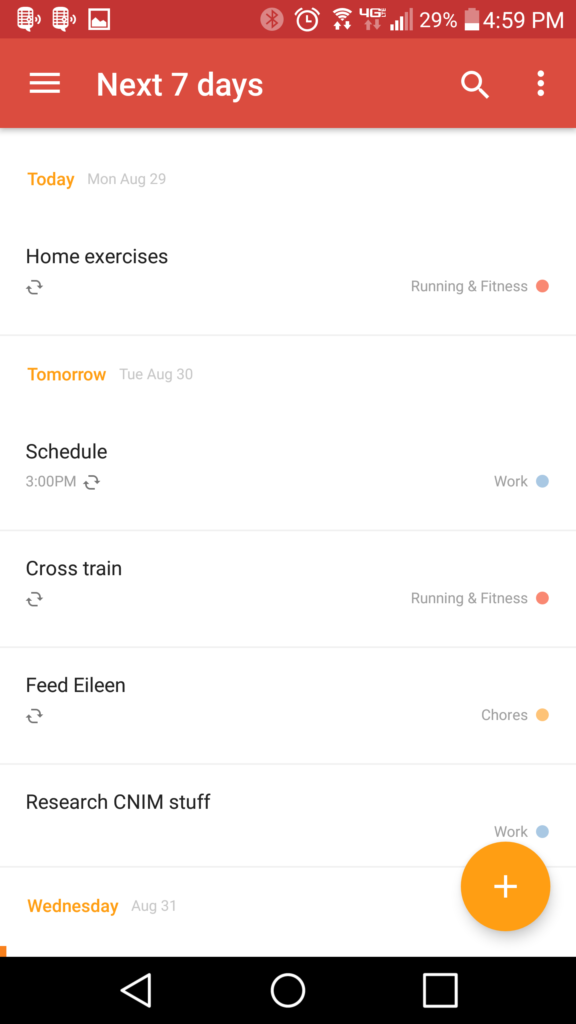 3 Android Productivity Apps: Check out these 3 apps to organize your life so you can fit more running in!