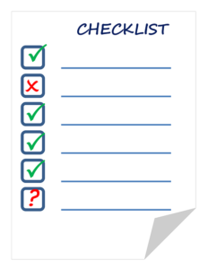 3 things every runner needs - checklist image