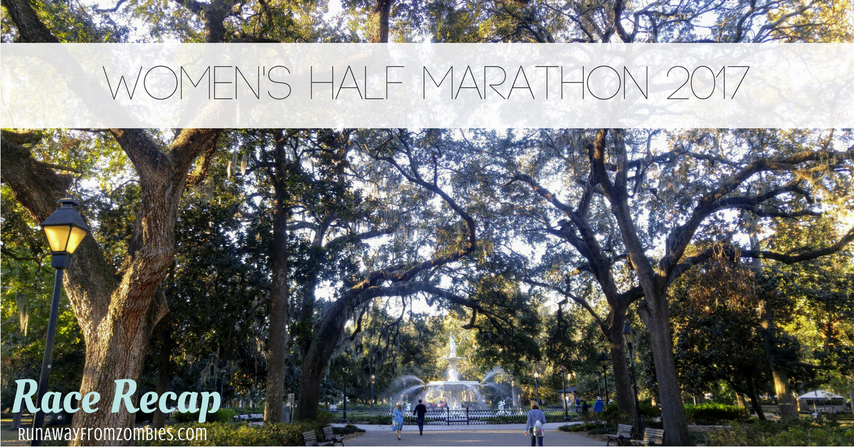 I ran in the 3rd annual Publix Savannah Women's Half Marathon. My goal was to knock more than 10 minutes off my best half for a sub-2 hour time.