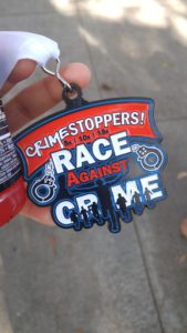 Crimestoppers 10K second place