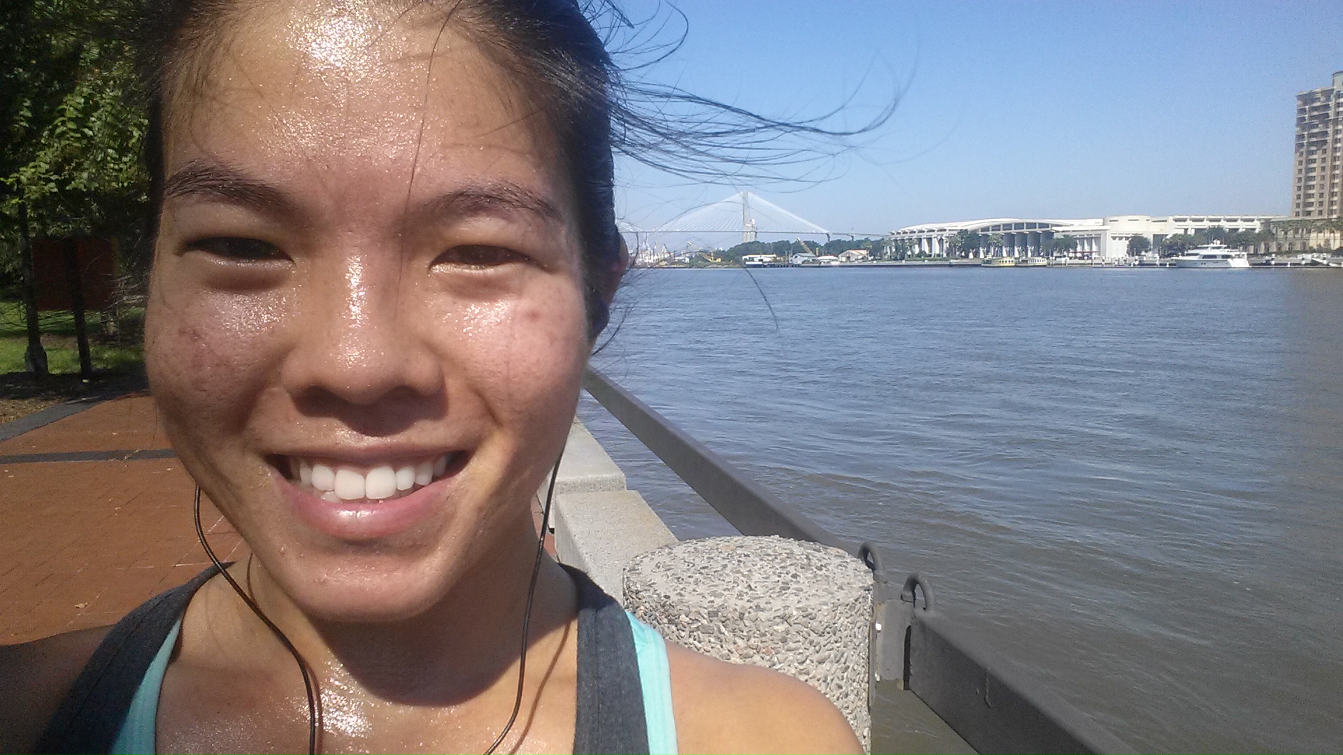 Starting Long Distance Running: River Street Selfie
